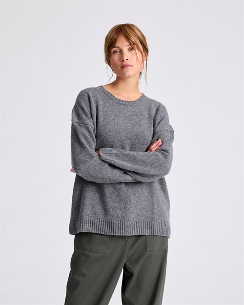 LISVA EMELY LAMBSWOOL STRIK GRAFITTI GREY MELANGE